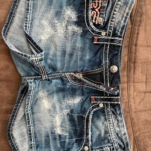 Orange infused Rock Revival shorts!